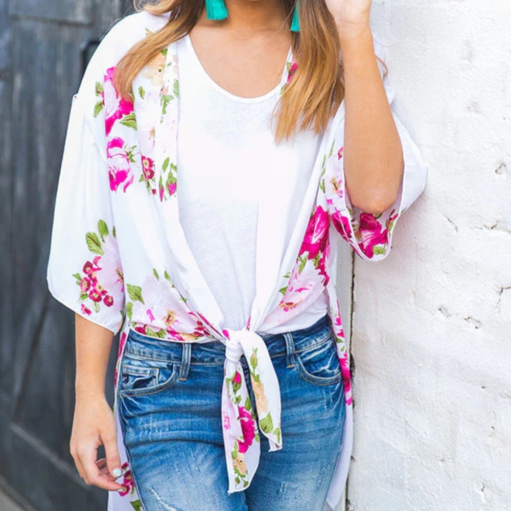 Floral Kimono